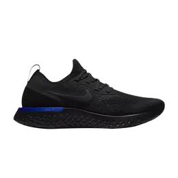 Кроссовки Nike Wmns Epic React Flyknit 'Black Racer Blue', черный aq0070 004 | black