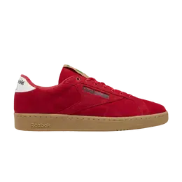 Кроссовки Club C 85 Grounds Reebok, красный gv6954 | vector red/glen green/gum