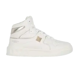 Высокие кроссовки Valentino Wmns One Stud High, белый ws0cx1 rus l71 | white/silver