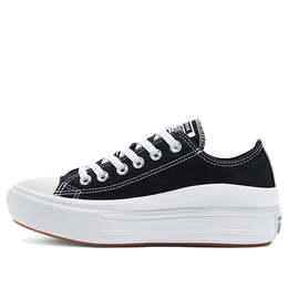Кроссовки chuck taylor all star move low 'black' Converse, черный 570256c | black