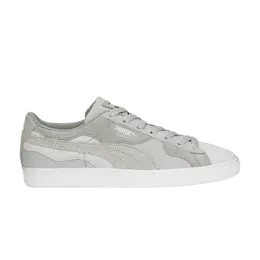 Кроссовки Suede Puma, серый 390673 02 | feather grey/cool light grey/smokey grey