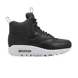 Кроссовки Nike Wmns Air Max 1 Mid Sneakerboot 'Black', черный 826601 001 | black