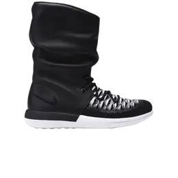 Кроссовки Nike Wmns Roshe 2 Flyknit Hi 'Black White', черный 861708 002 | black