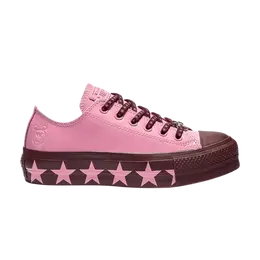 Кроссовки Converse Miley Cyrus x Wmns Chuck Taylor All Star Lift Ox 'Pink Burgundy', розовый 563718c | pink