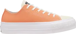 Кроссовки Converse Wmns Renew Cotton Chuck Taylor All Star Platform Low Fuel Orange, оранжевый 567855c | orange