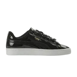 Кроссовки Wmns Basket Heart Patent Puma, черный 363073 01 | puma black/puma black