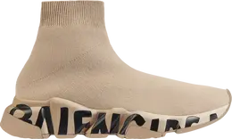 Кроссовки Balenciaga Wmns Speed Trainer Midsole Logo - Beige, коричневый 605942 w2db7 9710 | brown