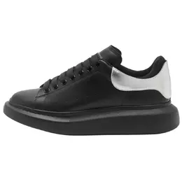 Кроссовки кожаные Alexander McQueen, черный / серебряный 705060wift11081