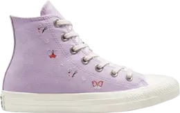 Кроссовки Converse Wmns Chuck Taylor All Star High Butterfly Wings, фиолетовый a05995c | purple