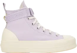 Кроссовки Converse Wmns Chuck Taylor All Star Lift Platform Utility Strap High Vapor Violet, фиолетовый a05170c | purple
