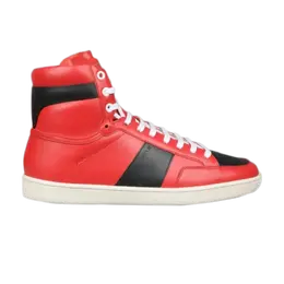 Высокие кроссовки Yves Saint Laurent SL/10H High Top, красный 345416 aqi10 6530 | vermilion/nero