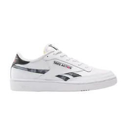 Кроссовки Global Citizen x Club C 85 Reebok, белый 100200441 | white/black/red