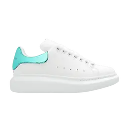 Кроссовки Alexander McQueen Wmns Oversized Sneaker White Emerald, белый 676702 wicgg 9079 | white emerald
