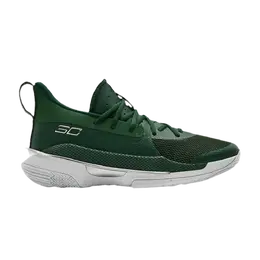 Кроссовки Curry 7 Team Under Armour, зеленый 3023838 303 | forest green/white/metallic silver