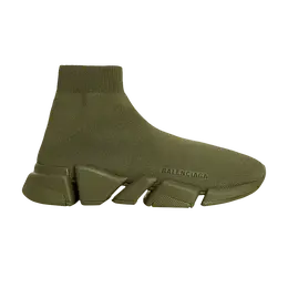 Кроссовки Balenciaga Wmns Speed 2.0 Sneaker Dark Khaki, зеленый 617196 w2db1 3300