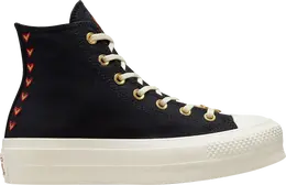 Кроссовки Converse Wmns Chuck Taylor All Star Lift Platform High Valentines Day 2023, черный a05138c | black