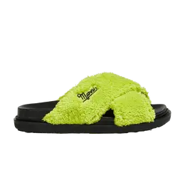 Кроссовки Marni Wmns Fussbett Sabot Green Chartreuse, зеленый fbms015501 p5441 00v07