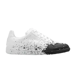 Кроссовки Maison Margiela Wmns Replica Low Paint Splatter - White Black, белый s58ws0101 p4711 h9672