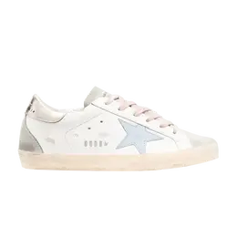 Кроссовки Golden Goose Wmns Superstar White Silver Ice Blue, белый gwf00102 f003190 81774