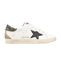 Кроссовки Golden Goose Wmns Superstar White Black Croc Glitter, белый gwf00102 f004775 11551