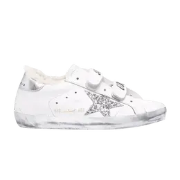 Кроссовки Golden Goose Wmns Old School White Silver, белый gwf00111 f000803 10224
