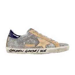Кроссовки Golden Goose Wmns Superstar Camo Glitter - Silver, серебряный gwf00101 f002571 81534