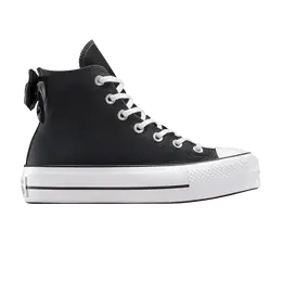 Кроссовки Converse Wmns Chuck Taylor All Star Lift Platform High Black White Bows, черный a14828c | black white bows