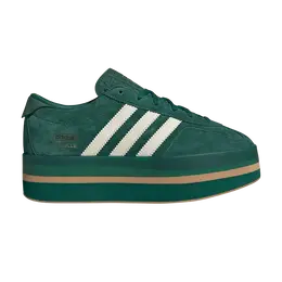 Кроссовки Adidas Wmns Gazelle Stack Green Cream Gum, зеленый jr8179 | green cream gum