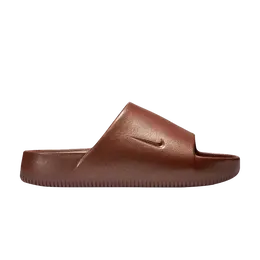 Кроссовки Nike Wmns Calm Slide Shimmery Red Sepia, коричневый hf2719 200 | shimmery red sepia