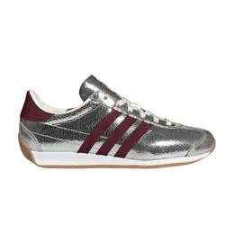 Кроссовки Adidas Wmns Country OG Silver Metallic Maroon, серебряный jq5111 | silver metallic maroon