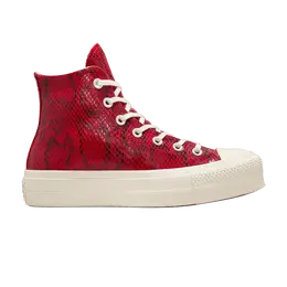 Кроссовки Converse Wmns Chuck Taylor All Star Lift Platform High Snakeskin - Days Ahead, красный a13392c | snakeskin - days ahead