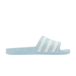 Кроссовки Adidas Wmns Adilette Aqua Slide Glow Blue, синий ie8919 | glow blue