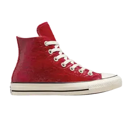 Кроссовки Converse Wmns Chuck Taylor All Star High Crinkled Leather - Days Ahead, красный a13385c | crinkled leather - days ahead