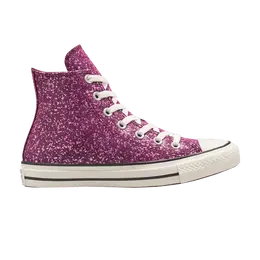 Кроссовки Converse Wmns Chuck Taylor All Star High Glitter - Orchid Abyss, фиолетовый a11137c | glitter - orchid abyss