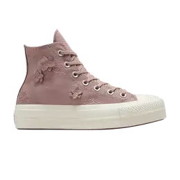 Кроссовки Converse Wmns Chuck Taylor All Star Lift High Floral Embroidery - Bite The Dust, розовый a12809c | floral embroidery - bite the dust