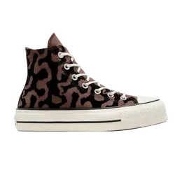 Кроссовки Converse Wmns Chuck Taylor All Star Lift Platform High Leopard Remix, желто-коричневый a12351c | leopard remix