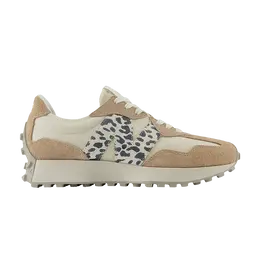Кроссовки New Balance Wmns 327 Flat Taupe Linen Leopard, желто-коричневый ws327aq | flat taupe linen leopard