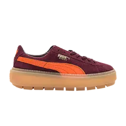 Кроссовки Wmns Suede Platform Trace Puma, красный 367057 01 | winetasting/flame