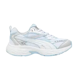Кроссовки Morphic Big Kid Puma, белый 393792 03 | white/ash grey