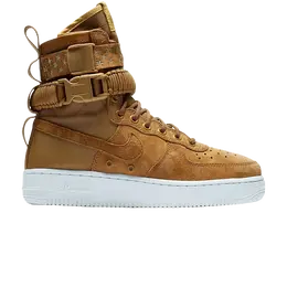 Кроссовки Nike Wmns SF Air Force 1 High 'Muted Bronze', желтый 857872 203 | yellow