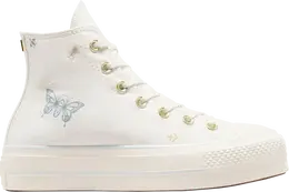 Converse Кроссовки Wmns Chuck Taylor All Star Lift Platform High 'Tiny Tattoos', кремовый a07135c | cream