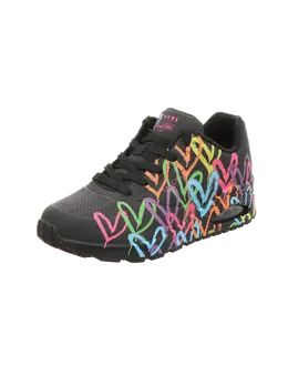 Низкие кроссовки Skechers Sport Uno Highlight Love Goldcrown, черный 5171911 | schwarz