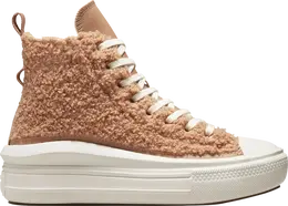 Кроссовки Converse Wmns Chuck Taylor All Star Move Platform High Sherpa - Champagne Tan, загар a04259c | tan