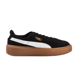 Кроссовки Suede Platform Jr Puma, черный 363906 02 | black/white