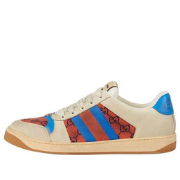 Кроссовки screener gg canvas vintage Gucci, синий 570443-9sfr0-7091 | blue/ white