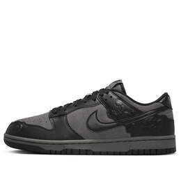 Кроссовки dunk low 'black roses' Nike, серый hf1986-001 | iron grey/black/iron grey