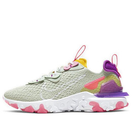 Кроссовки react vision 'pistachio frost' Nike, мультиколор ci7523-300 | pistachio frost/white/vivid purple/speed yellow/digital pink