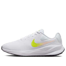 Кроссовки revolution 7 wide 'white cyber crimson tint' Nike, белый fz6829-103 | white/crimson tint/dark raisin/cyber