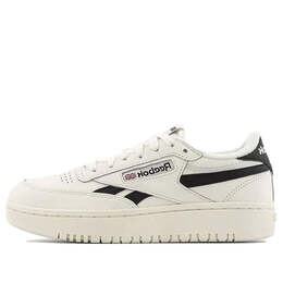 Кроссовки club c double 'chalk black' Reebok, мультиколор 100010773 | chalk/core black/chalk