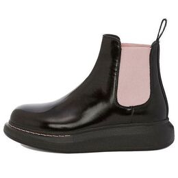 Кроссовки hybrid chelsea boot 'black sugar pink' Alexander McQueen, черный 586398whx521123 | black/sugar pink